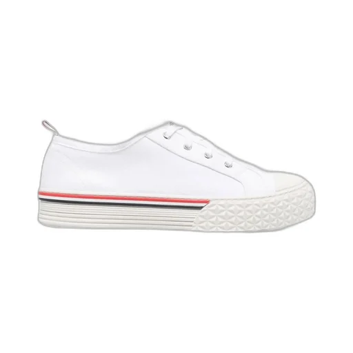 Stripe Trimmed Low-Top Sneakers