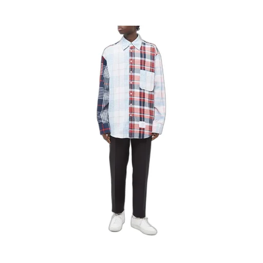 Plaid-Check Long-Sleeve Shirt