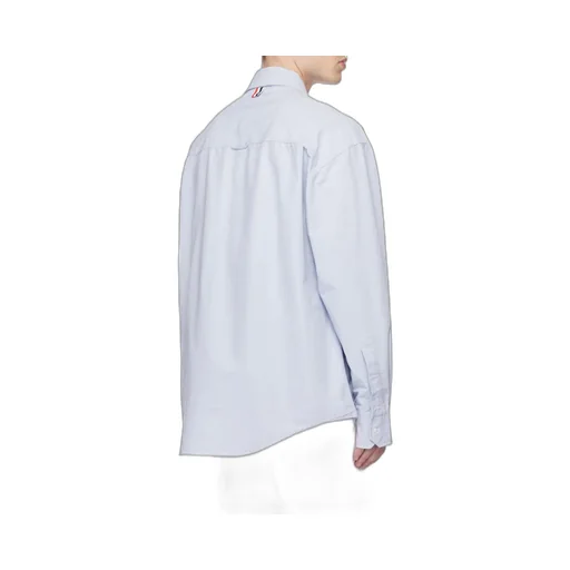 Striped Collared Button-Up Shirt