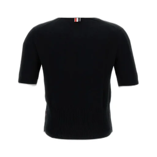 Keyhole Cashmere Polo Shirt
