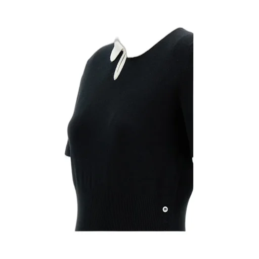 Keyhole Cashmere Polo Shirt