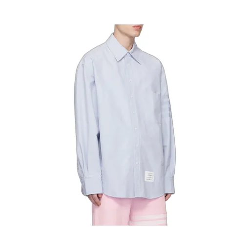 Striped Collared Button-Up Shirt