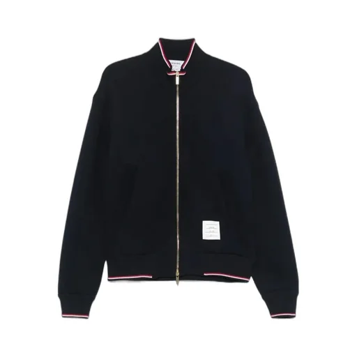 Rwb-Striped Zipped Sweatshirt