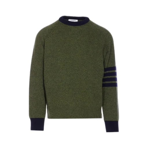 4 Bar Stripe Shetland Wool Sweater
