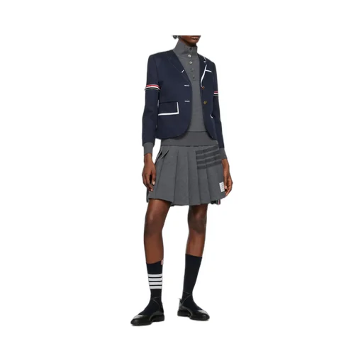 4-Bar Pleated Mini Skirt