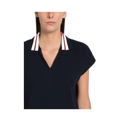 Cricket Striped Short-Sleeved Polo Shirt
