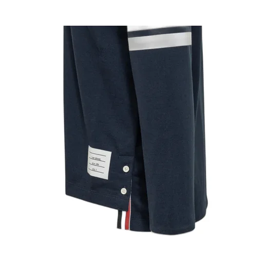 Long-Sleeved Knitted Polo Shirt