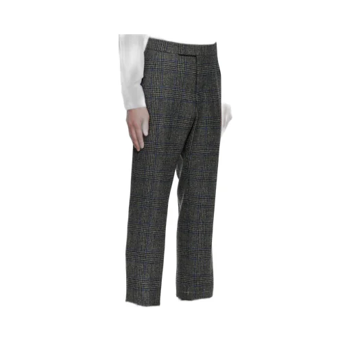 Prince Of Wales-Pattern Tweed Trousers