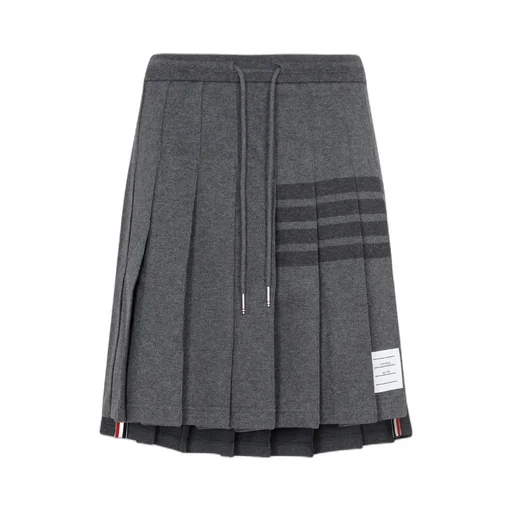 4-Bar Pleated Mini Skirt
