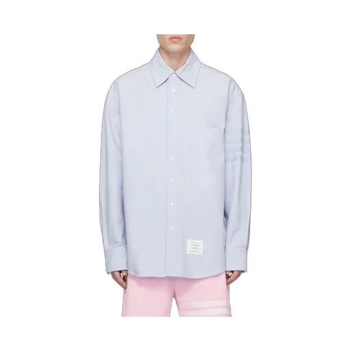 Striped Collared Button-Up Shirt