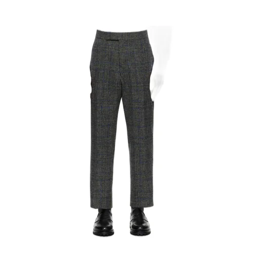 Prince Of Wales-Pattern Tweed Trousers