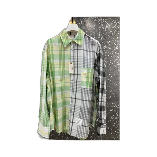 Plaid Long-Sleeved Shirt