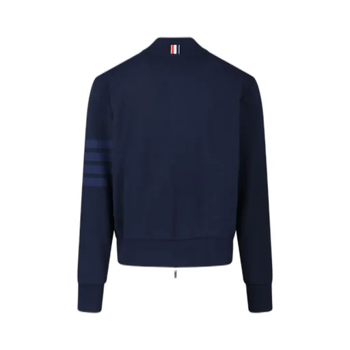 Four-Stripe Bomber Jacket