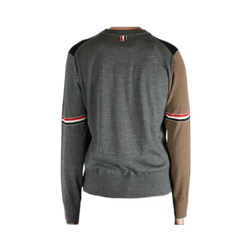 Panelled Wool Sweater