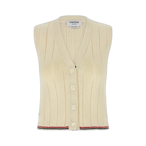 Ribbed V-Neck Vest