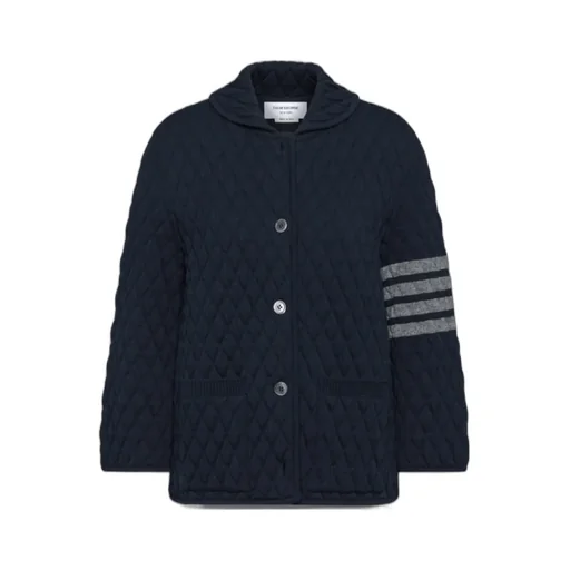 4 Bar Stripes Quilted Jacket