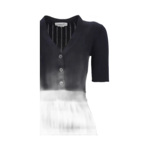 Button-Pleated Maxi Dress