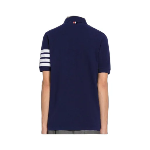 4-Bar Short Sleeved Polo Top