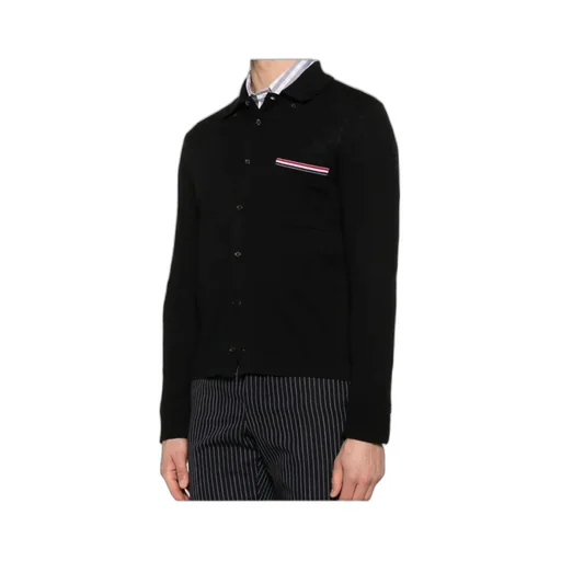 Rwb-Stripe Virgin Wool Cardigan