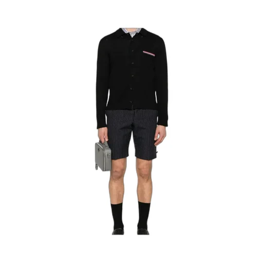 Rwb-Stripe Virgin Wool Cardigan