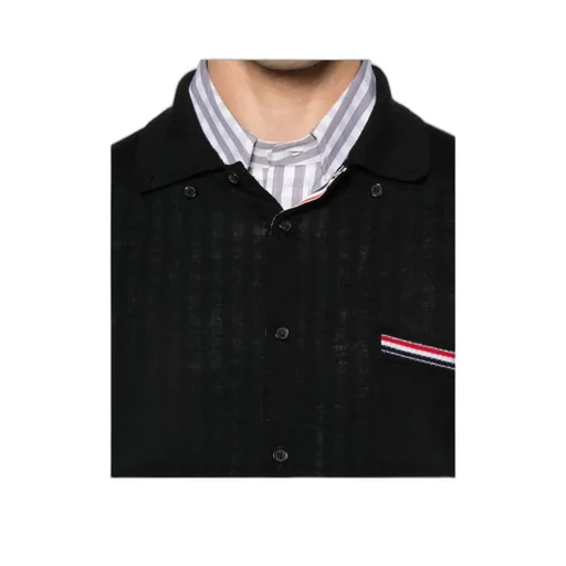 Rwb-Stripe Virgin Wool Cardigan