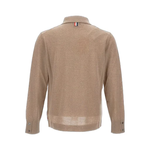 Buttoned Pocket Wool Cardigan