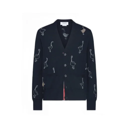 Long-Sleeved V-Neck Cardigan