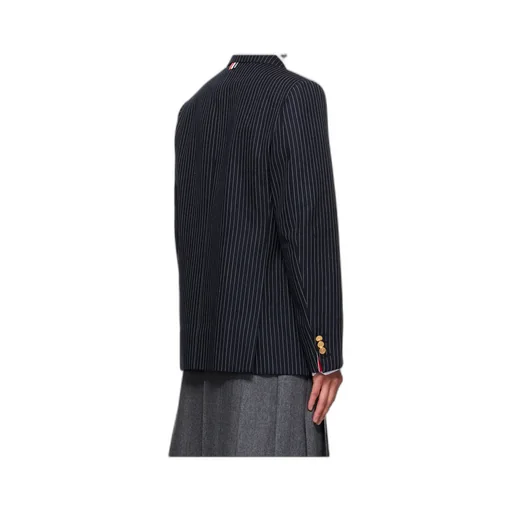 Pinstripe Wool Blazer