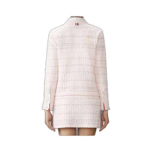 Seersucker Cotton Cardigan