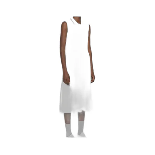 Rwb-Stripe Pleated Midi Dress