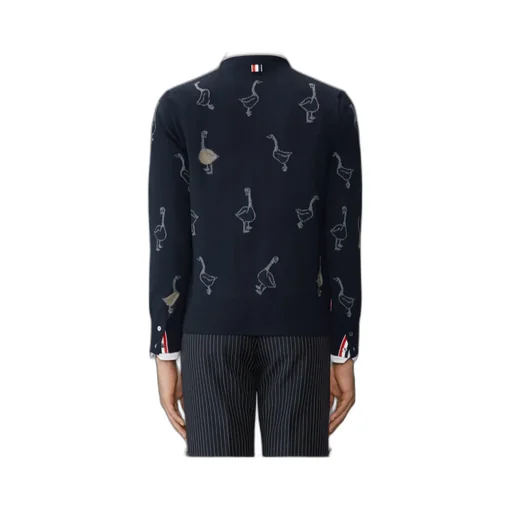 Long-Sleeved V-Neck Cardigan