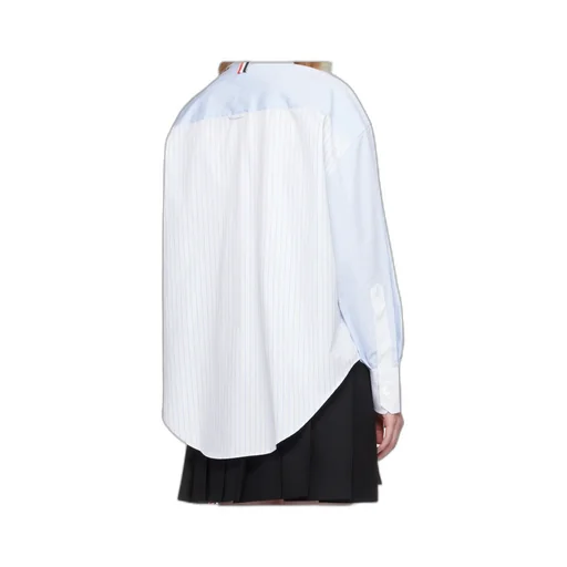 Pinstriped Poplin Shirt