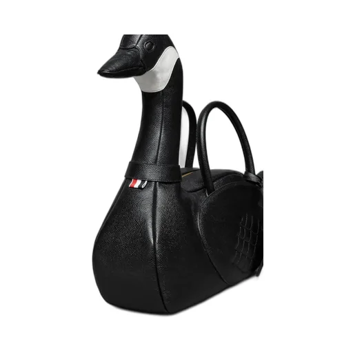 Goose-Motif Tote Bag