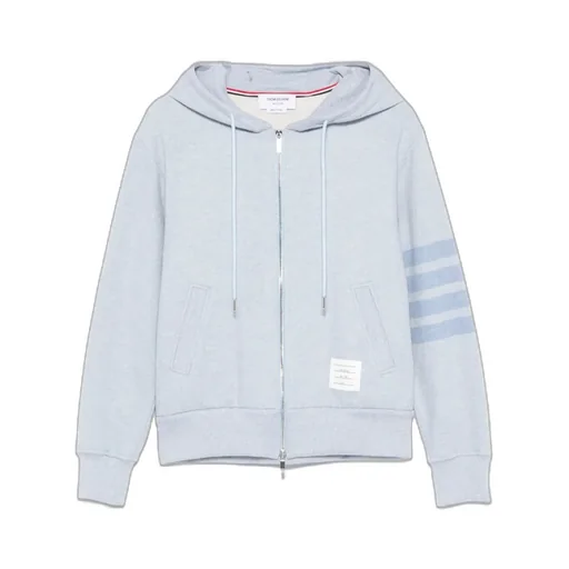 4-Bar Stripe Zipped Hoodie