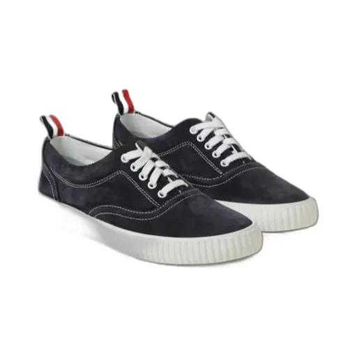 Lace-Up Suede Sneakers