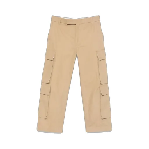 Washed Utility Chino Cargo Trousers