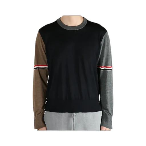 Panelled Wool Sweater