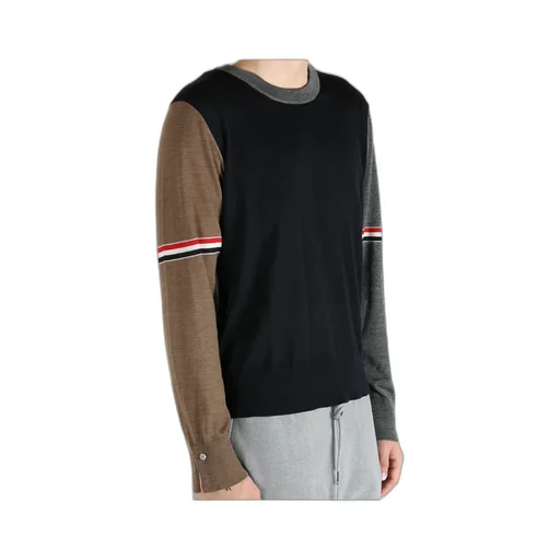 Panelled Wool Sweater