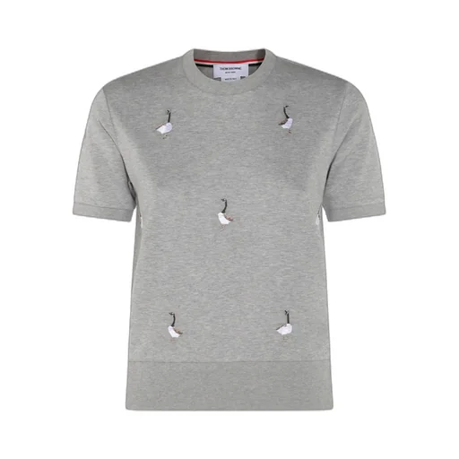 Logo Patch Geese-Embroidered T-Shirt