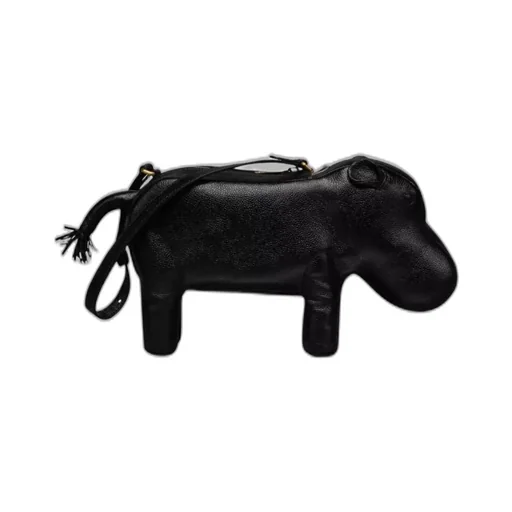 Hippo-Motif Shoulder Bag