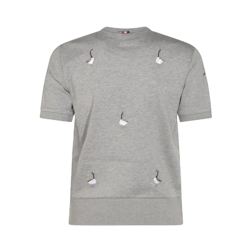 Logo Patch Geese-Embroidered T-Shirt