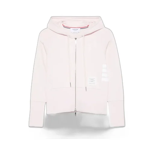 Logo Patch Zipped Hoodie