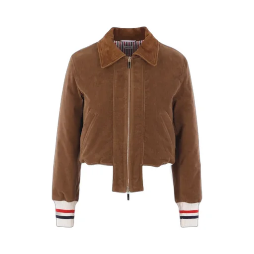 Padded Cropped Corduroy Jacket