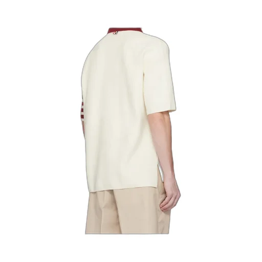 4-Bar Striped Polo Shirt