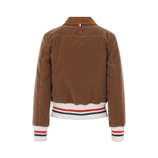 Padded Cropped Corduroy Jacket