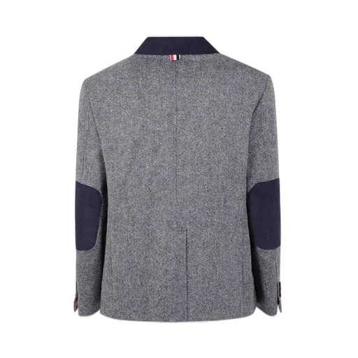 Long-Sleeved Button-Up Jacket