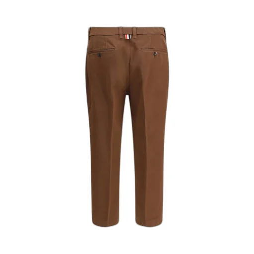 Mid-Rise Tapered Leg Trousers