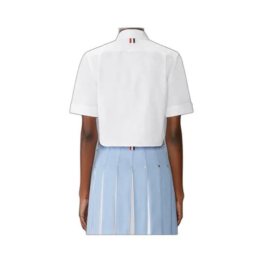 Logo Patch Cropped Shirt