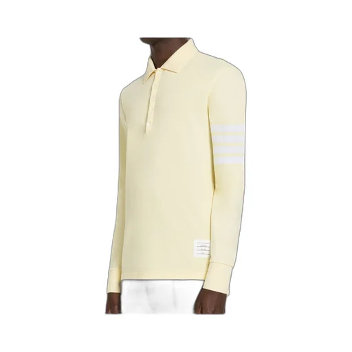4-Bar Long-Sleeve Polo Shirt