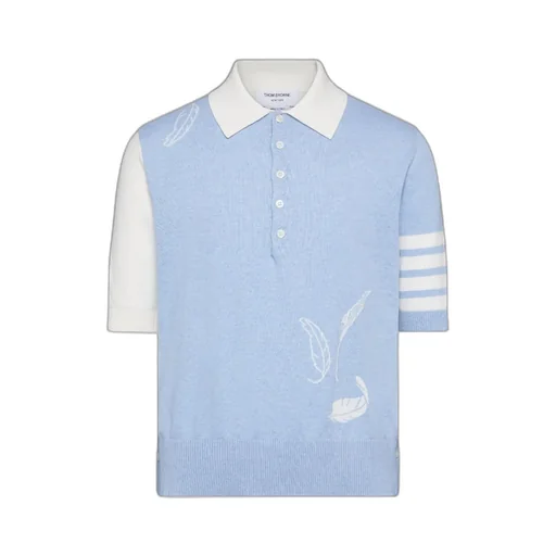 4-Bar Stripe Cotton Polo Shirt